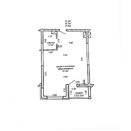 Фотография 2-комнатная квартира по адресу Леонида Щемелёва ул., д. 30 - фото 18