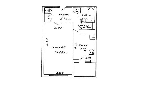 1-комнатная квартира по адресу Алтайская ул., д. 102 к. 1 - фото 10