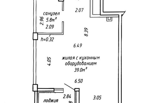 2-комнатная квартира по адресу Мстиславца ул., д. 18 - фото 10
