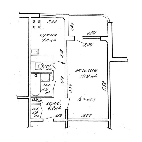 Фотография 1-комнатная квартира по адресу Слободская ул., д. 25 - фото 19