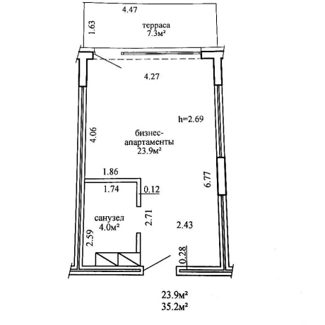 Фотография 1-комнатная квартира по адресу Жореса Алфёрова ул., д. 22 - фото 2