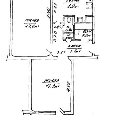 Фотография 2-комнатная квартира по адресу Мирная ул., д. 11 - фото 8