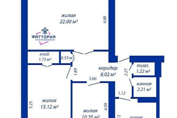 3-комнатная квартира по адресу Независимости просп., д. 72 к. А - фото 2