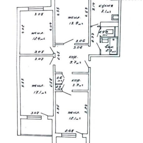 Фотография 3-комнатная квартира по адресу Панченко ул., д. 18 - фото 10