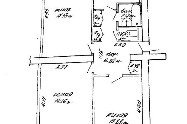 3-комнатная квартира по адресу Широкая ул., д. 26 - фото 17