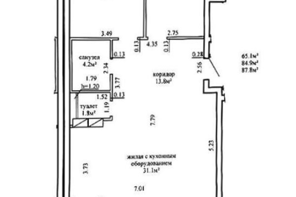 3-комнатная квартира по адресу Гастелло ул., д. 8 - фото 19