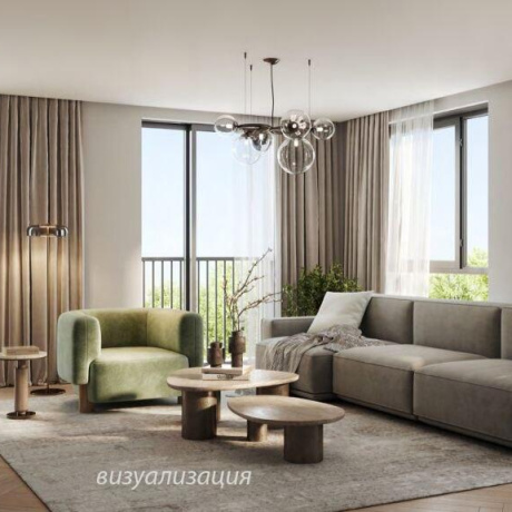 Фотография 2-комнатная квартира по адресу Виталия Цвирко ул., д. 73 - фото 3