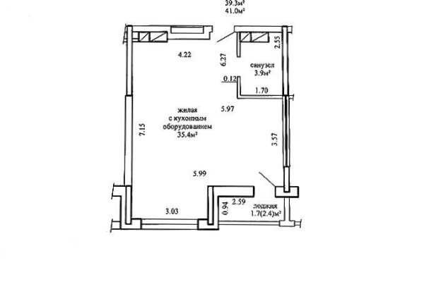 2-комнатная квартира по адресу Братская ул., д. 3 - фото 2