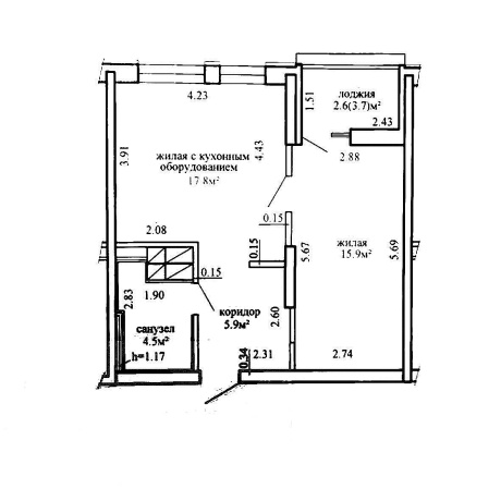 Фотография 2-комнатная квартира по адресу Семашко ул., д. 4 к. б - фото 18