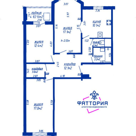 Фотография 3-комнатная квартира по адресу Селицкого ул., д. 81 - фото 2