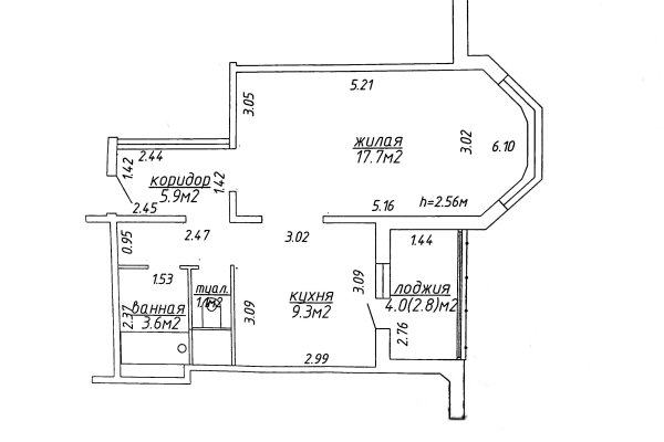 1-комнатная квартира по адресу Казимировская ул., д. 21 - фото 19