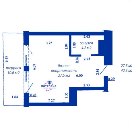 Фотография 1-комнатная квартира по адресу Жореса Алфёрова ул., д. 22 - фото 14