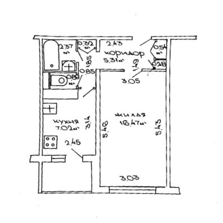 Фотография 1-комнатная квартира по адресу Холмогорская ул., д. 47 к. 1 - фото 20