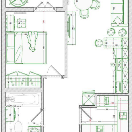 Фотография 1-комнатная квартира по адресу Жореса Алфёрова ул., д. 9 - фото 6