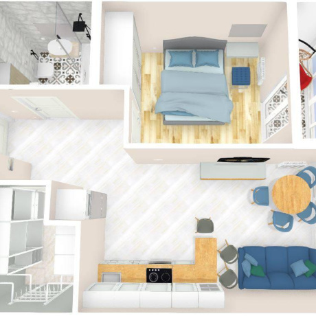 Фотография 1-комнатная квартира по адресу Жореса Алфёрова ул., д. 9 - фото 7