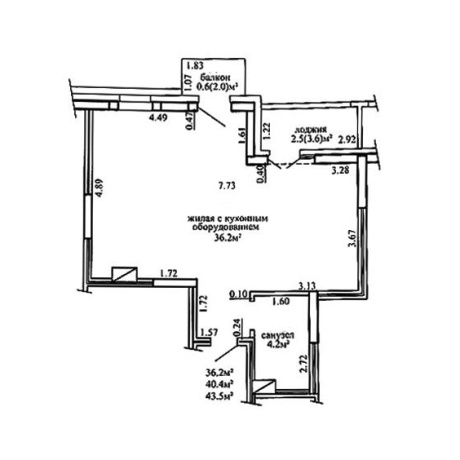 Фотография 2-комнатная квартира по адресу Савицкого ул., д. 2 - фото 2