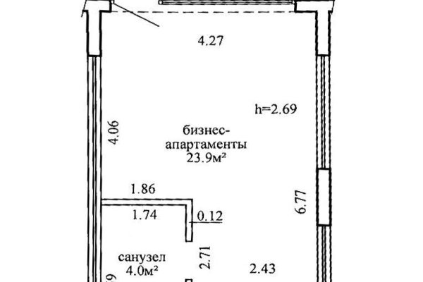 1-комнатная квартира по адресу Жореса Алфёрова ул., д. 22 - фото 2