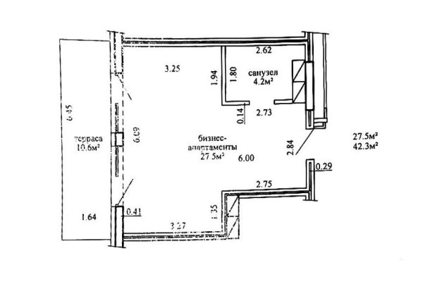1-комнатная квартира по адресу Жореса Алфёрова ул., д. 22 - фото 15
