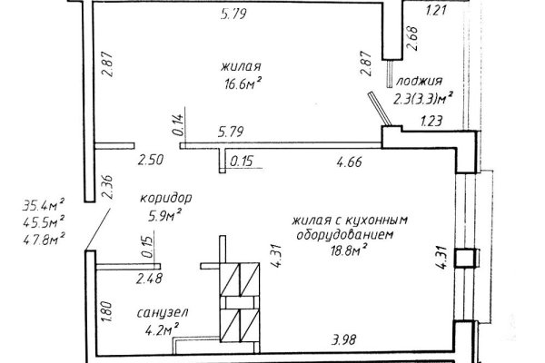 2-комнатная квартира по адресу Семашко ул., д. 4 к. Д - фото 17