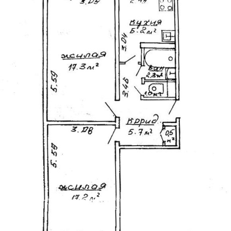 Фотография 2-комнатная квартира по адресу Пушкина просп., д. 19 - фото 19