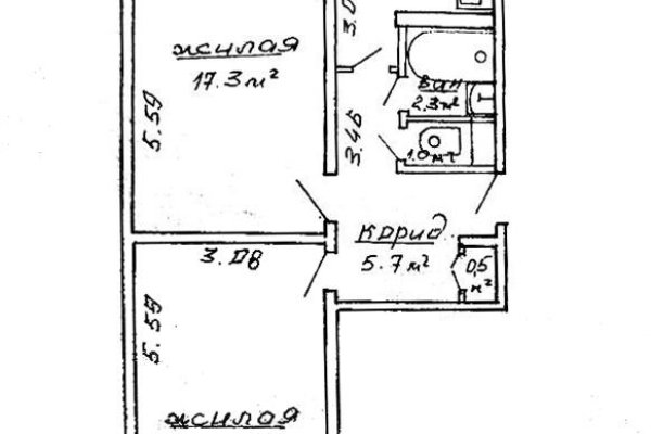 2-комнатная квартира по адресу Пушкина просп., д. 19 - фото 19
