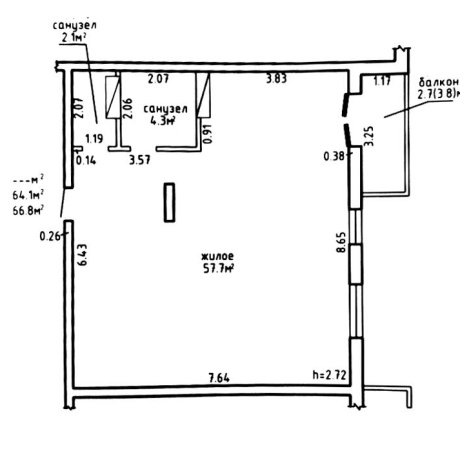 Фотография 2-комнатная квартира по адресу Авиационная ул., д. 19 - фото 7