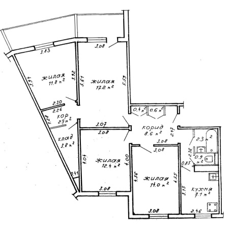 Фотография 4-комнатная квартира по адресу Горецкого ул., д. 69 - фото 13
