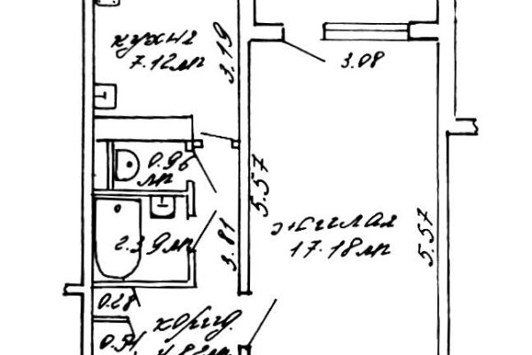 1-комнатная квартира по адресу Мирошниченко ул., д. 16 к. 1 - фото 2