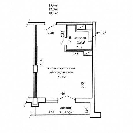 Фотография 1-комнатная квартира по адресу Белградская ул., д. 5 - фото 17