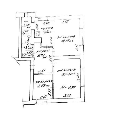 Фотография 3-комнатная квартира по адресу Карвата ул., д. 28 - фото 2