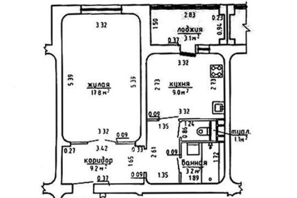 1-комнатная квартира по адресу 40 Лет Победы ул., д. 35 - фото 19