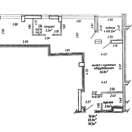 Фотография 3-комнатная квартира по адресу Мира просп., д. 6 - фото 2