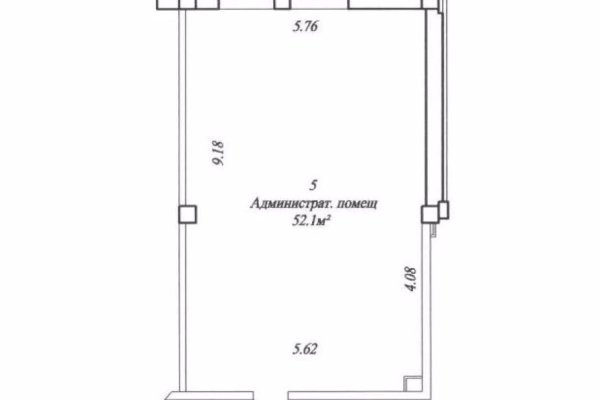 Продается офисное помещение по адресу г. Минск, Коласа ул., д. 37 - фото 7