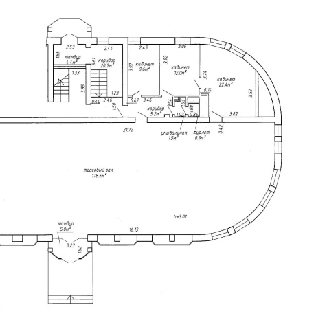 Фотография Торговое помещение 234 м.кв. на 1 этаже возле ст.м. Академия наук - фото 7