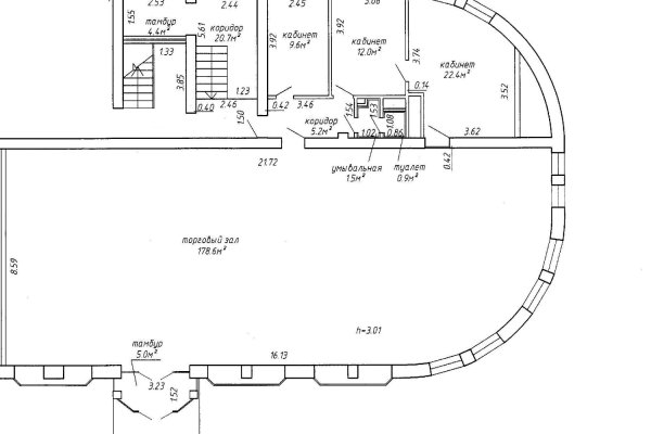 Торговое помещение 234 м.кв. на 1 этаже возле ст.м. Академия наук - фото 7