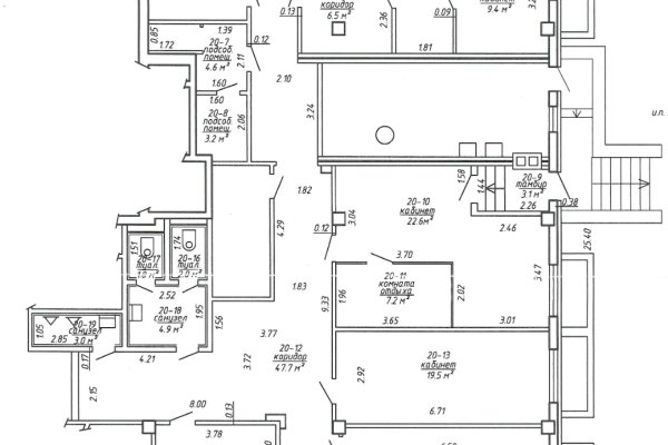 Продажа офисного помещения 260,1 кв.м.( Тепличная, 9) - фото 20