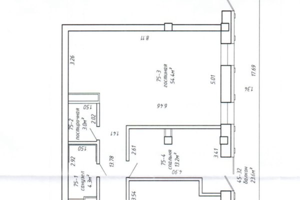 3-комнатная квартира по адресу ИНТЕРНАЦИОНАЛЬНАЯ, 20А - фото 14