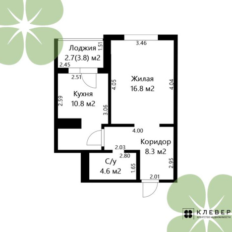 Фотография 1-комнатная квартира по адресу Майская ул., д. 22 - фото 1