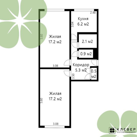 Фотография 2-комнатная квартира по адресу Уборевича ул., д. 160 - фото 1