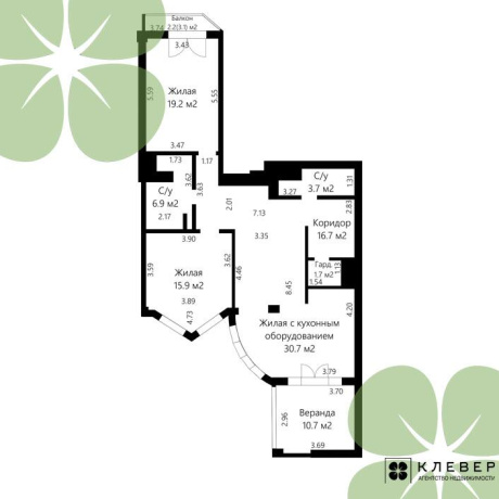 Фотография 3-комнатная квартира по адресу Червякова ул., д. 55 - фото 4