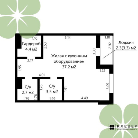 Фотография 2-комнатная квартира по адресу Николая Камова ул., д. 11 - фото 4