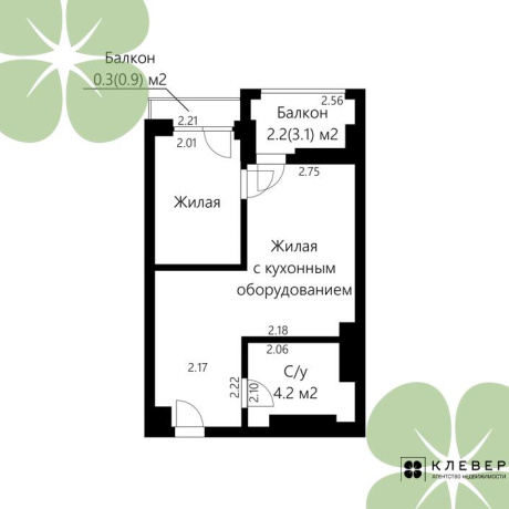 Фотография 2-комнатная квартира по адресу Николы Теслы ул., д. 23 - фото 5