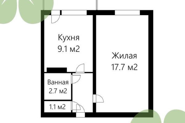 1-комнатная квартира по адресу Вышелесского пер., д. 17 - фото 14