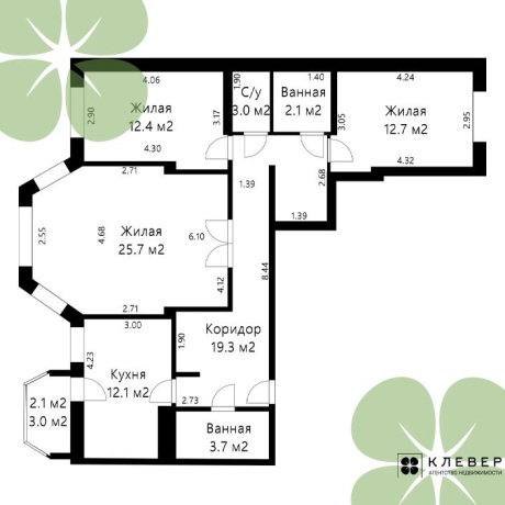 Фотография 3-комнатная квартира по адресу Неманская ул., д. 9 - фото 4