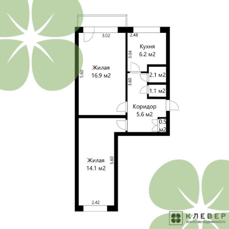 Фотография 2-комнатная квартира по адресу Уборевича ул., д. 162 - фото 4