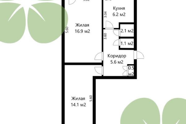 2-комнатная квартира по адресу Уборевича ул., д. 162 - фото 4