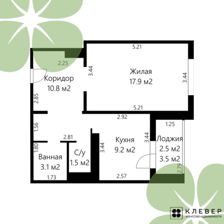 Фотография 1-комнатная квартира по адресу Горецкого ул., д. 20 - фото 4