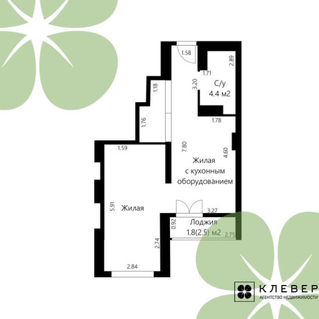 Фотография 2-комнатная квартира по адресу Мстиславца ул., д. 8 - фото 4