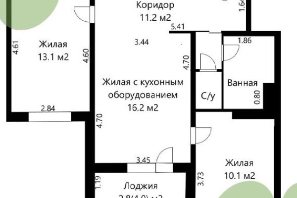 3-комнатная квартира по адресу Каменногорская ул., д. 110 - фото 4