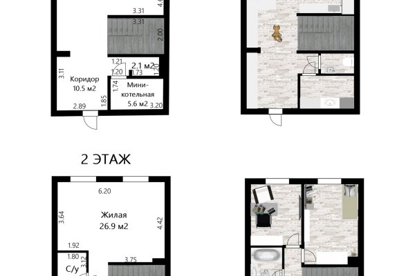 Продается таунхаус аг. Колодищи, Березовая Аллея ул., д. 30 - фото 19